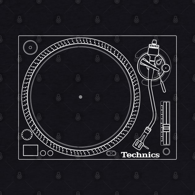 90s Technics Turntable by Titibumi